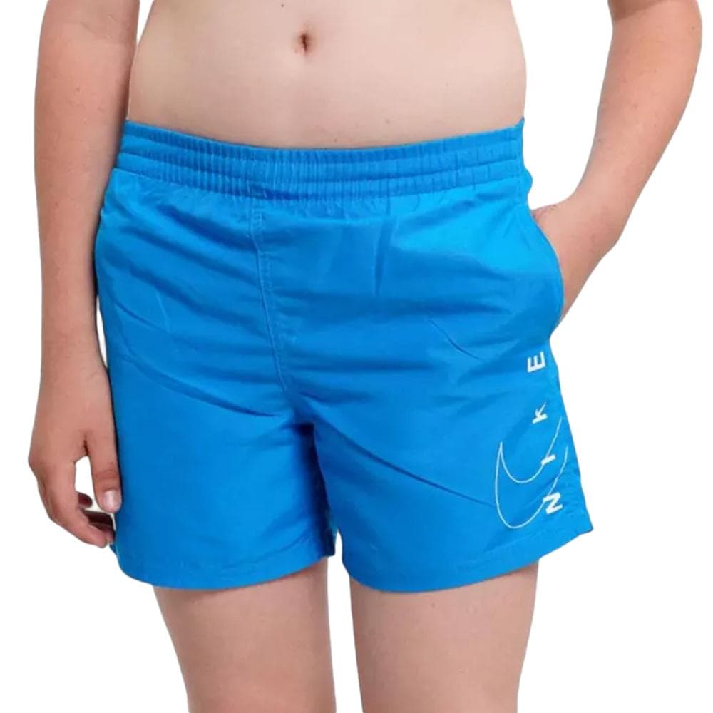 Short de bain Bleu Clair Garçon Nike 4 Volley 1