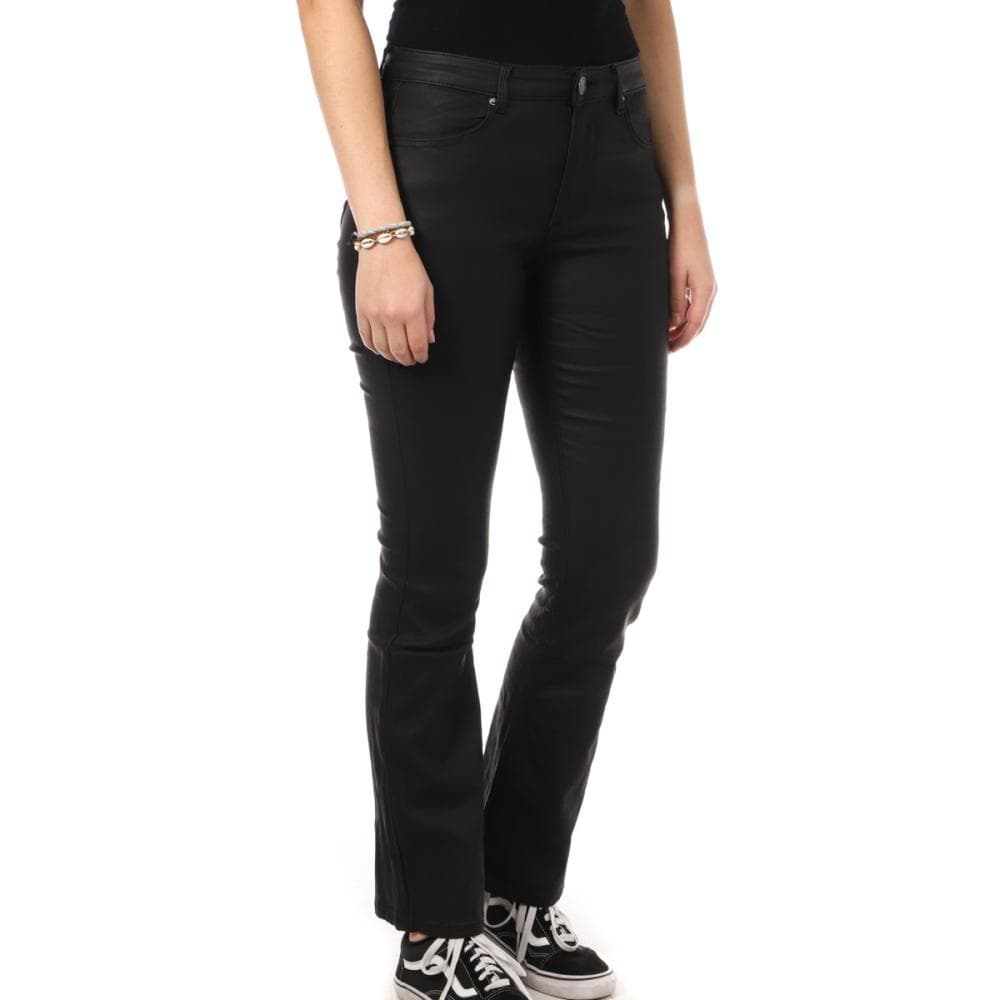 Pantalon Noir Enduit Femme Monday Premium 971 1