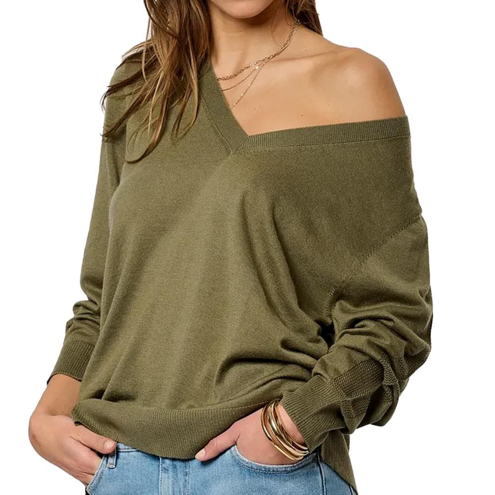 Pull Kaki Femme Kaporal Voyou 1