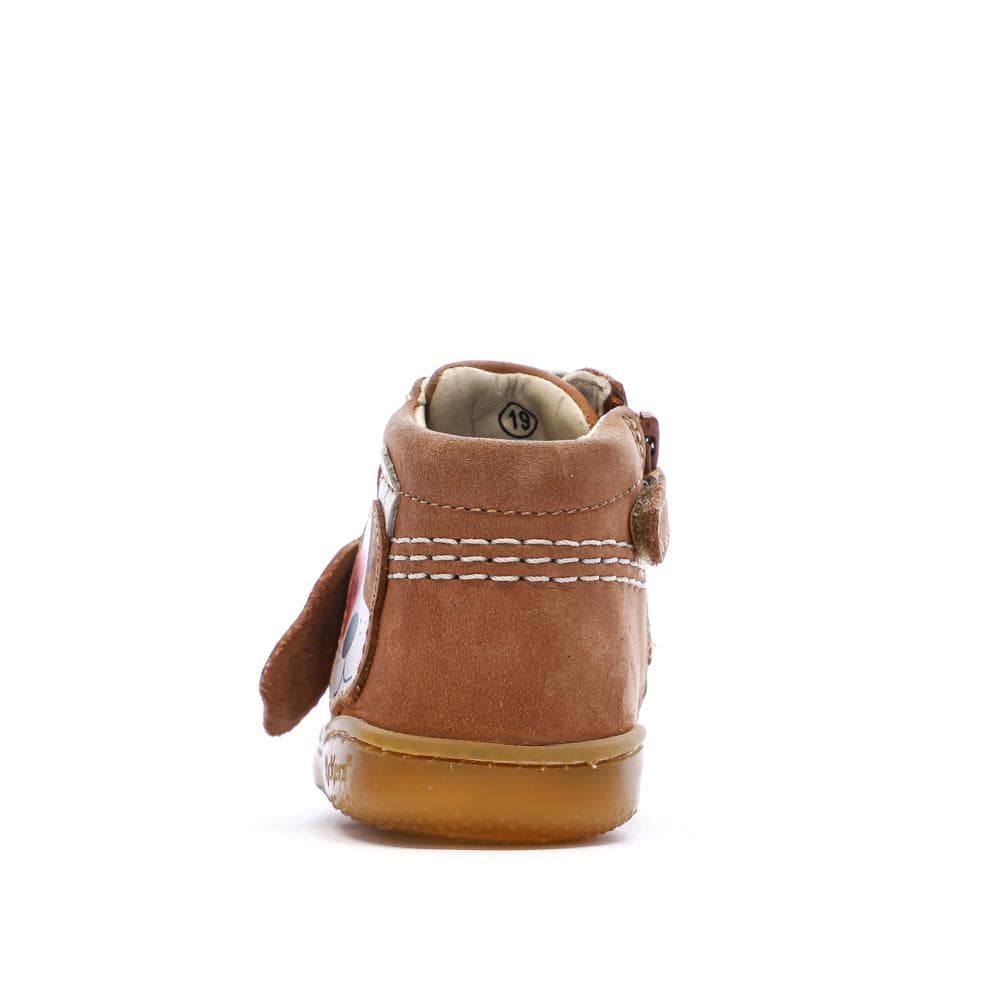 Baskets Hautes Marron Garçon Kickers Bottillon 3