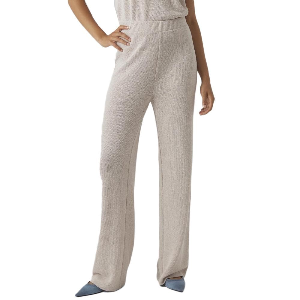 Pantalon Écru Femme Vero Moda Eddie 1