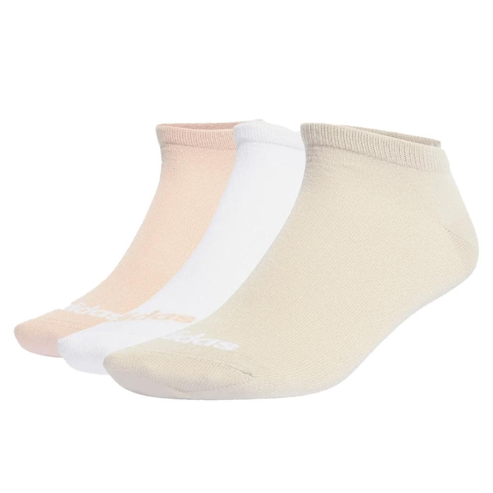 X3 Paires de Chaussettes Rose/Beige Homme Adidas Lin Low 1