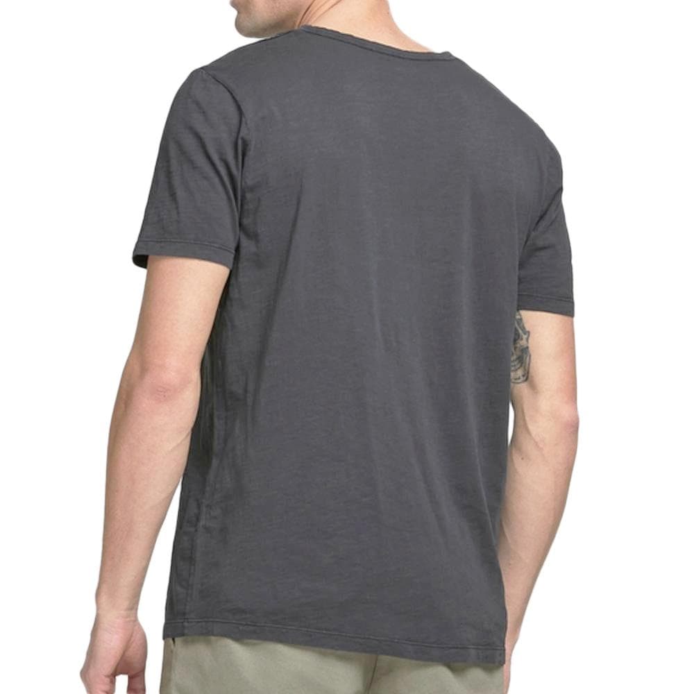T-shirt Gris Homme Jack & Jones Split Neck 2