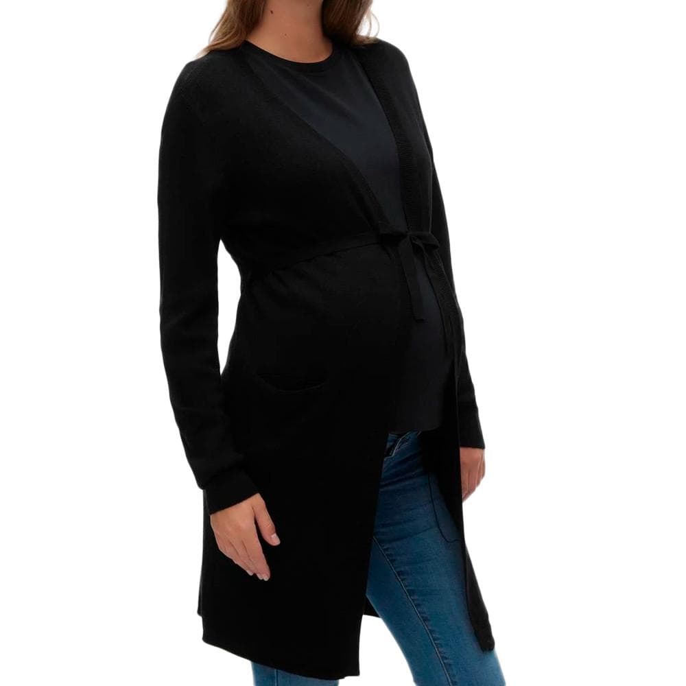Gilet Noir Femme Mamalicious Jacina 1