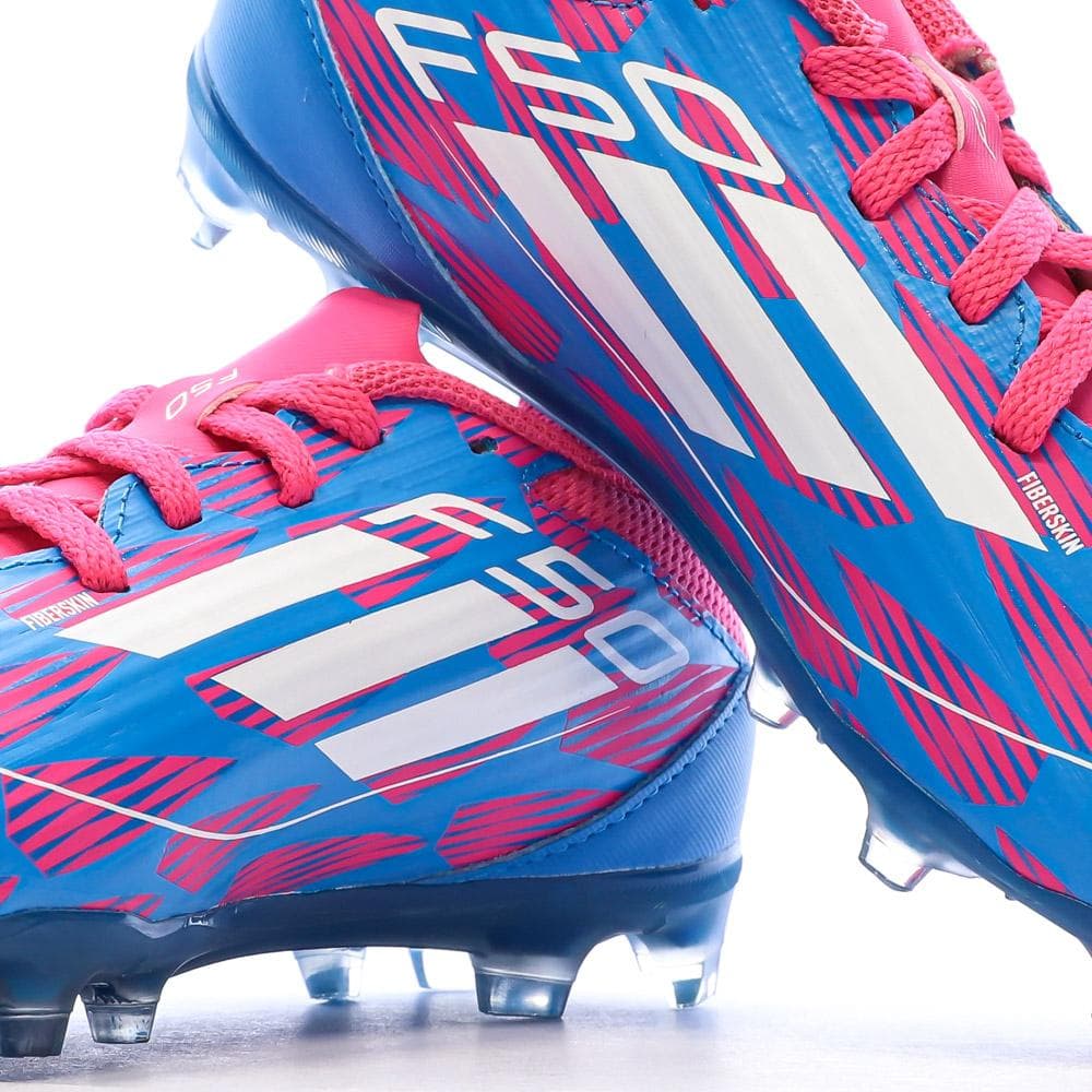 Chaussures de football Bleu/Roses Garçon Adidas F50 League Fg/mg 7