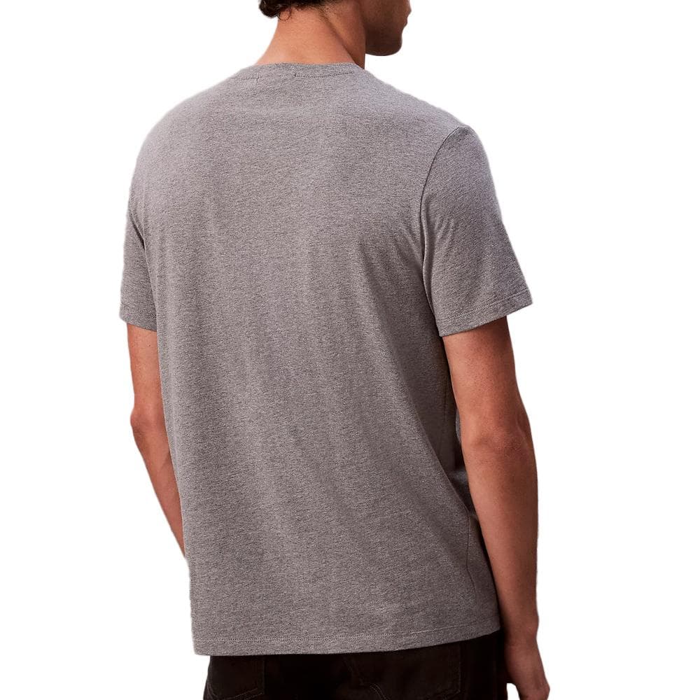 T-Shirt Gris Homme Calvin Klein Jeans Badge 30s 2