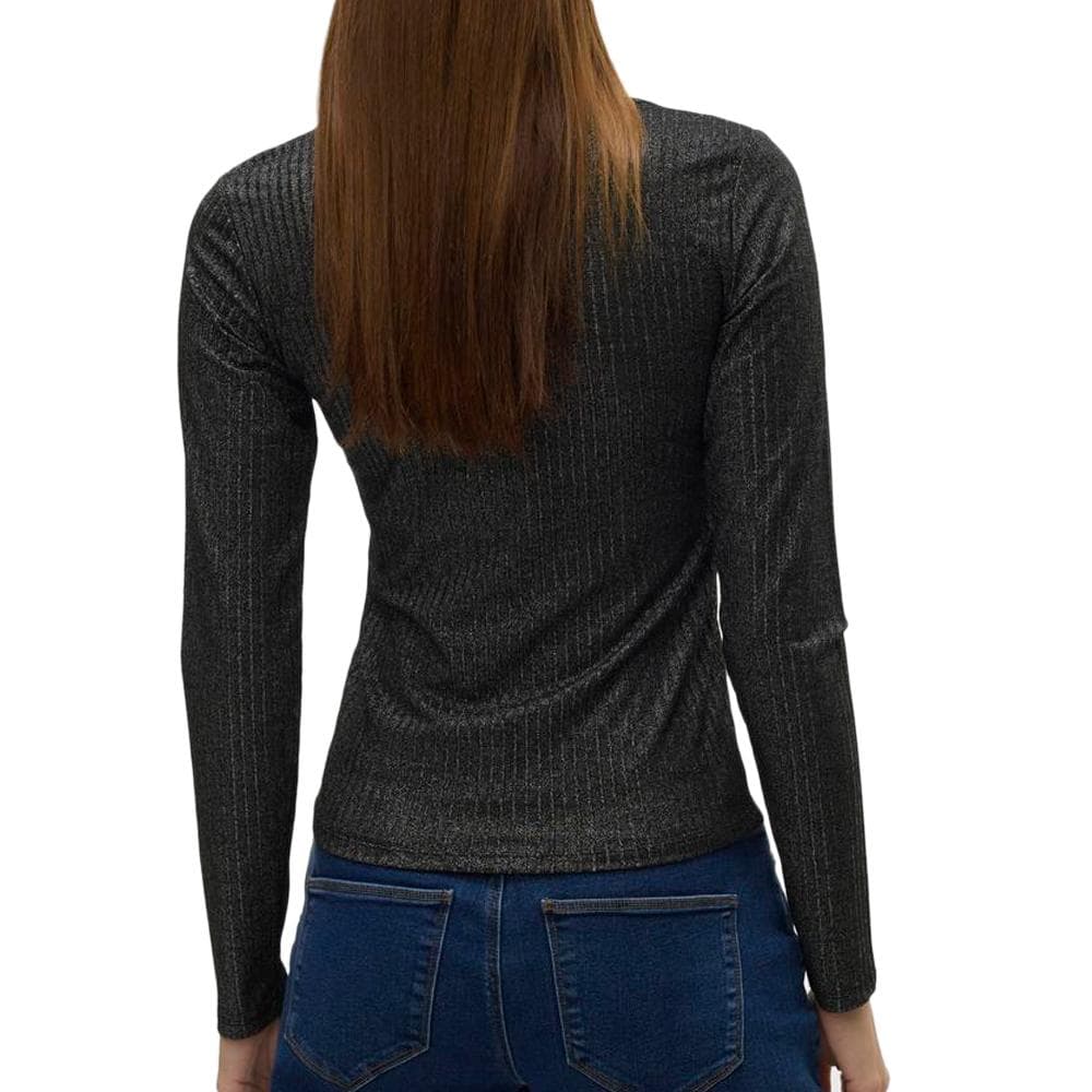 T-shirt Manches Longues Gris Foncé Femme Vero Moda Cora 2