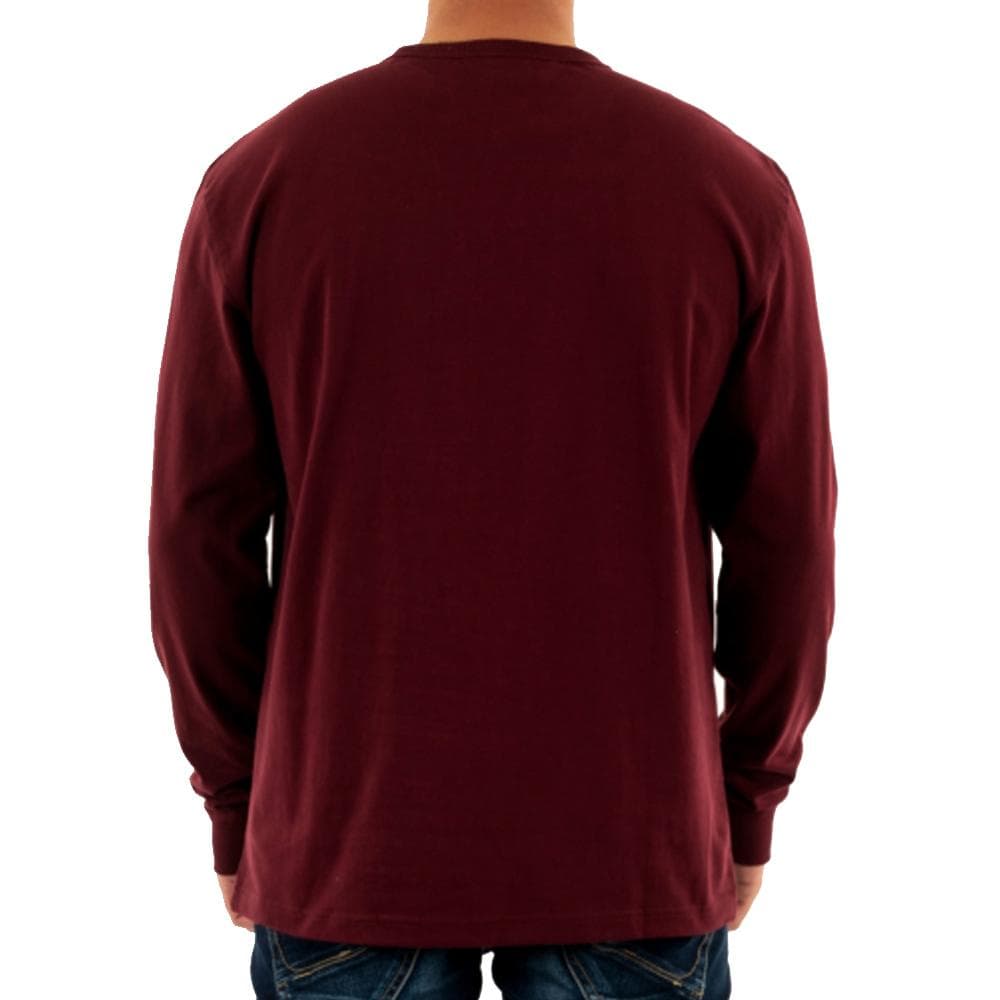 T-shirt Manches Longues Bordeaux Homme Tommy Hilfiger Reg Badge 2