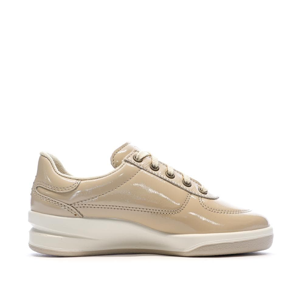 Baskets Beige Femme TBS Tennis Verni Greta 2