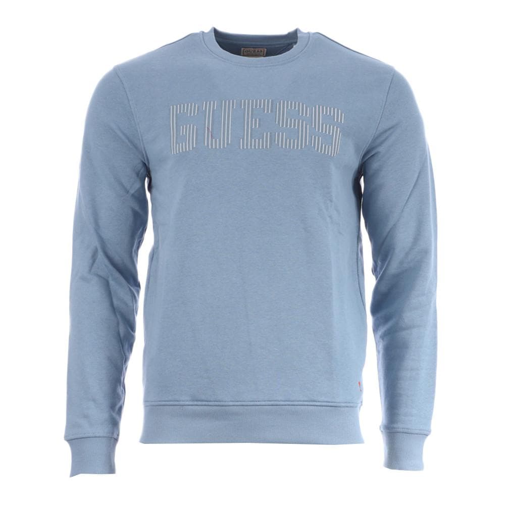 Sweat Bleu Homme Guess Beau Cn Fleece 1