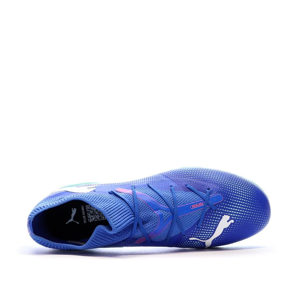 Chaussures de Foot Bleues Homme Puma Future 7 Match TT 4