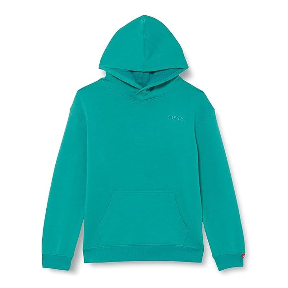 Sweat à Capuche Turquoise Garçon Levi's 8ED475 1