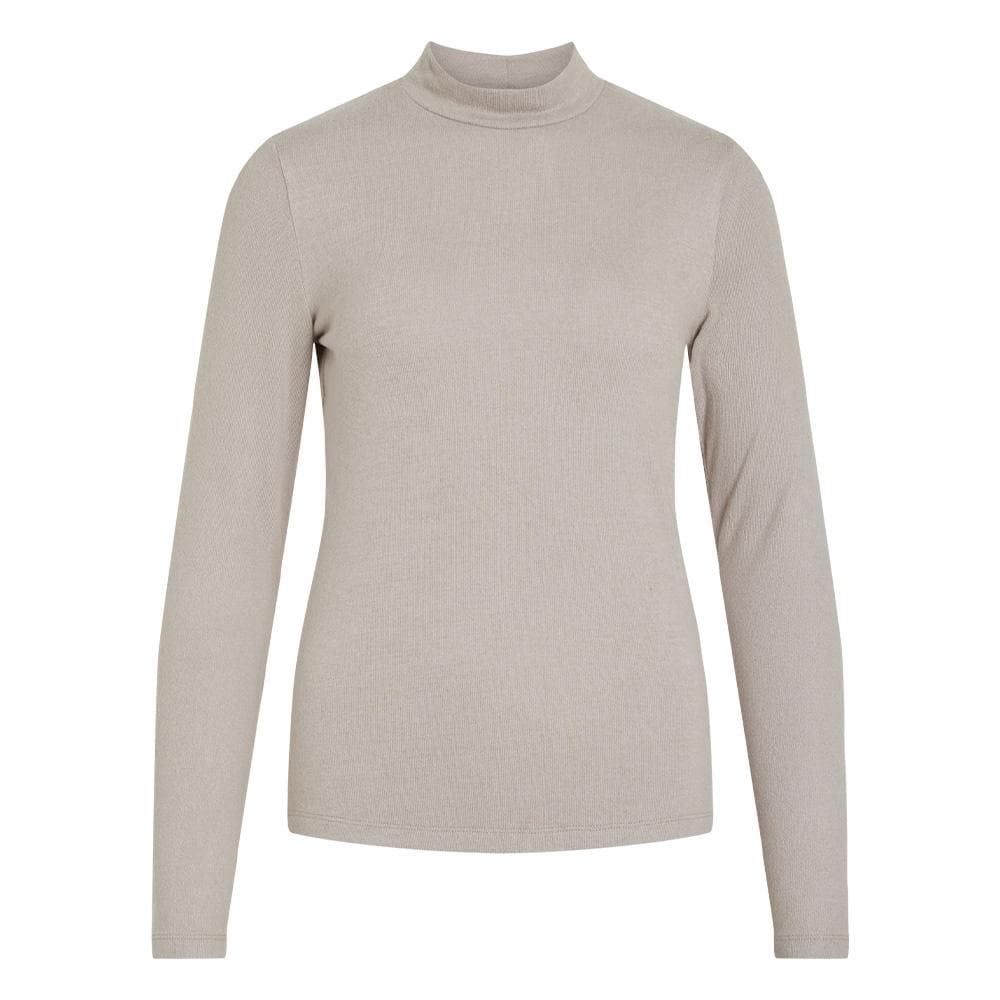 T-Shirt Manches Longues Beige Femme Vila Soline 1