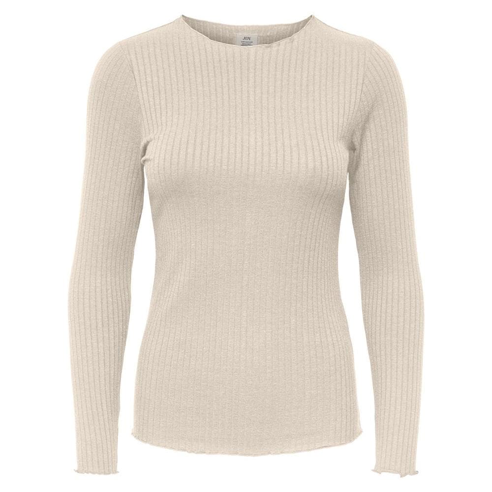 T-Shirt Manches Longues Beige Femme JDY Fransiska 1