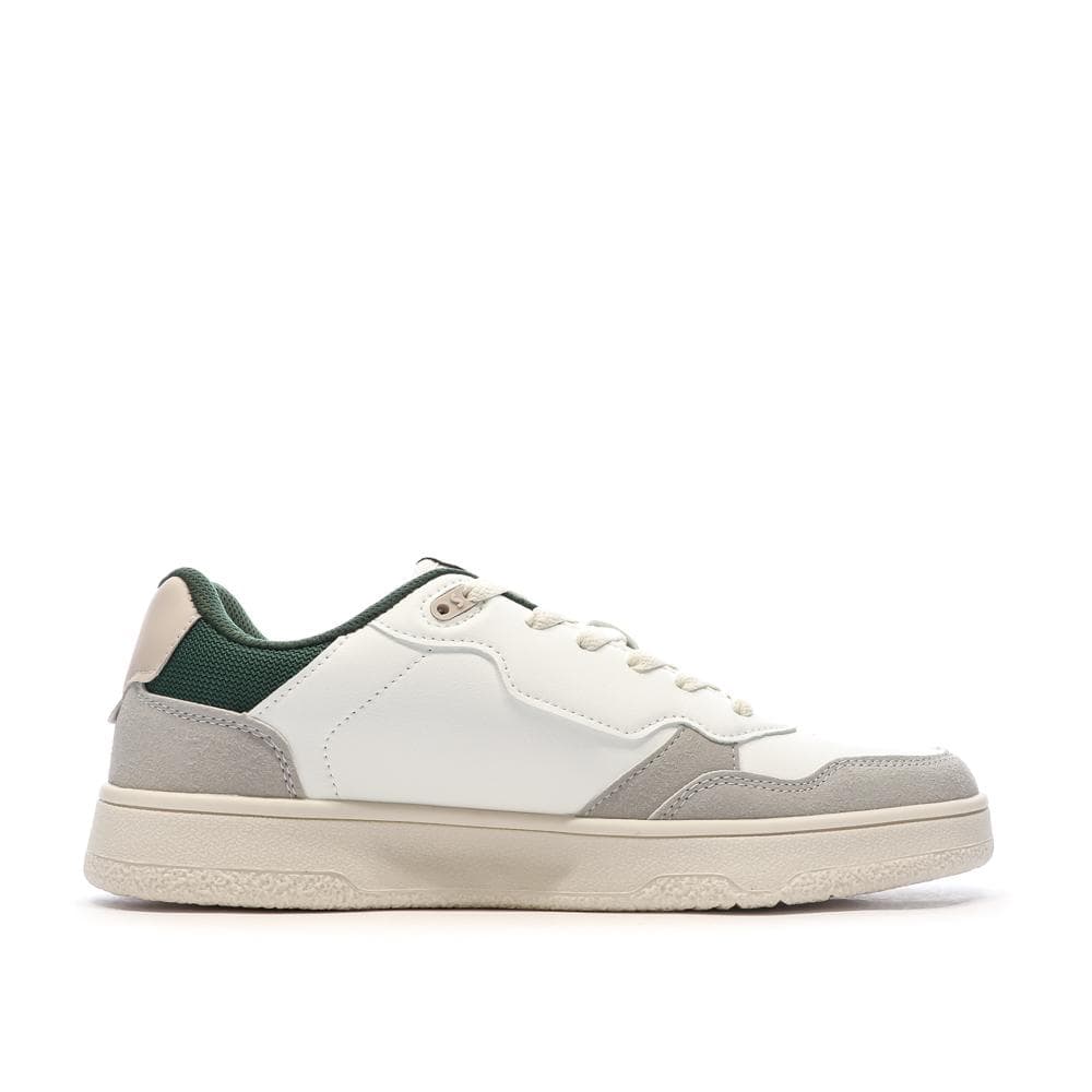 Baskets Blanches/Grises/Vertes Homme Schott Darcy 2