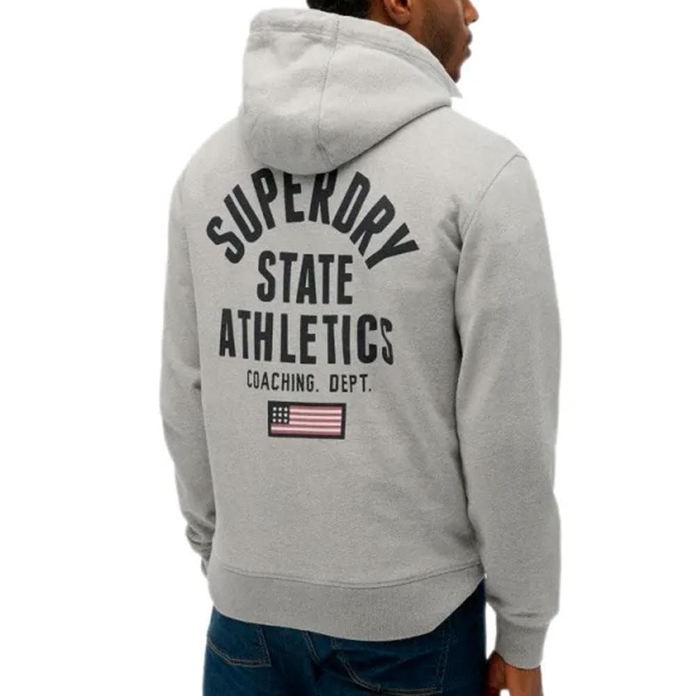 Sweat Gris Homme Superdry Athletic 2