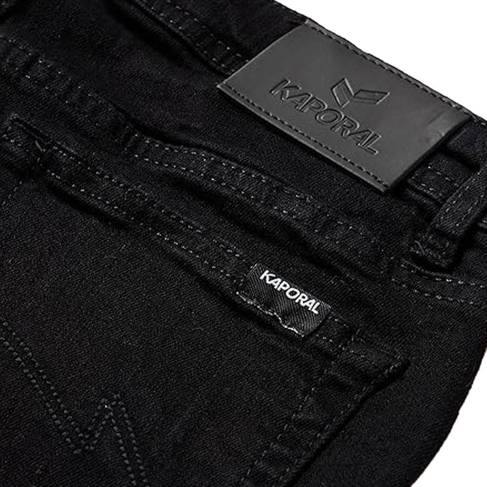 Jean Slim Noir Garçon Kaporal CEGOH 3