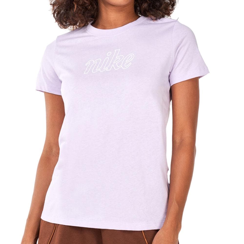 T-shirt Violet Femme Nike Clsh 1