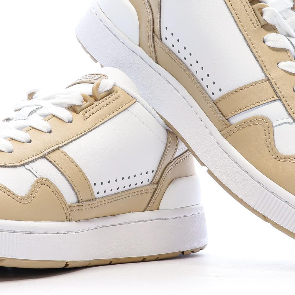 Baskets Blanche/Beige Homme Lacoste T-clip 124 7