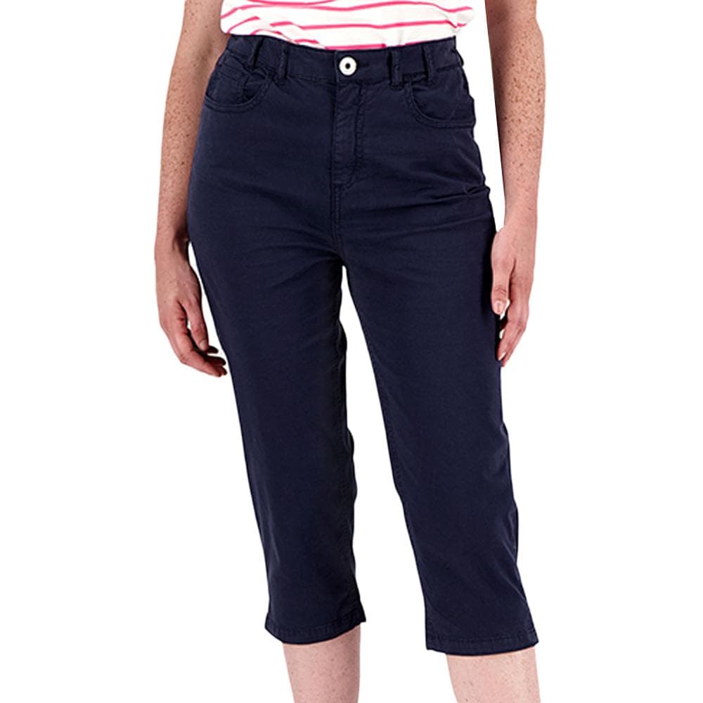 Pantacourt Corsaire Marine Femme TBS SANTACOR 1