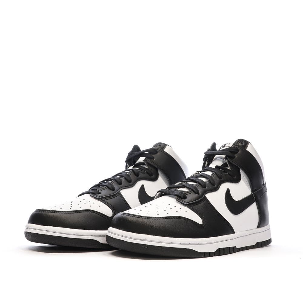 Baskets Blanches/Noires Homme Nike Dunk Hi 6