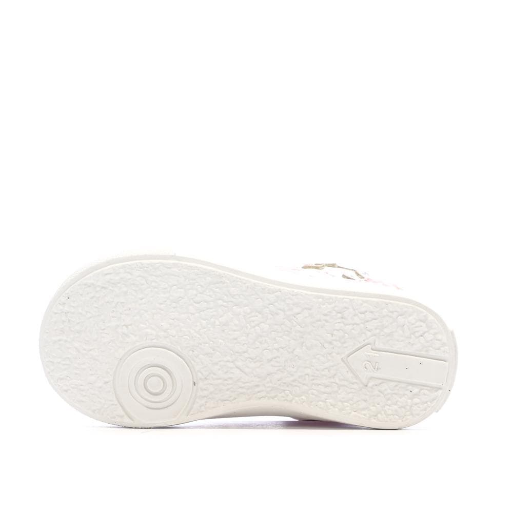 Baskets Blanc/Rose Fille Lulu Castagnette Lenaig Bottillon 5
