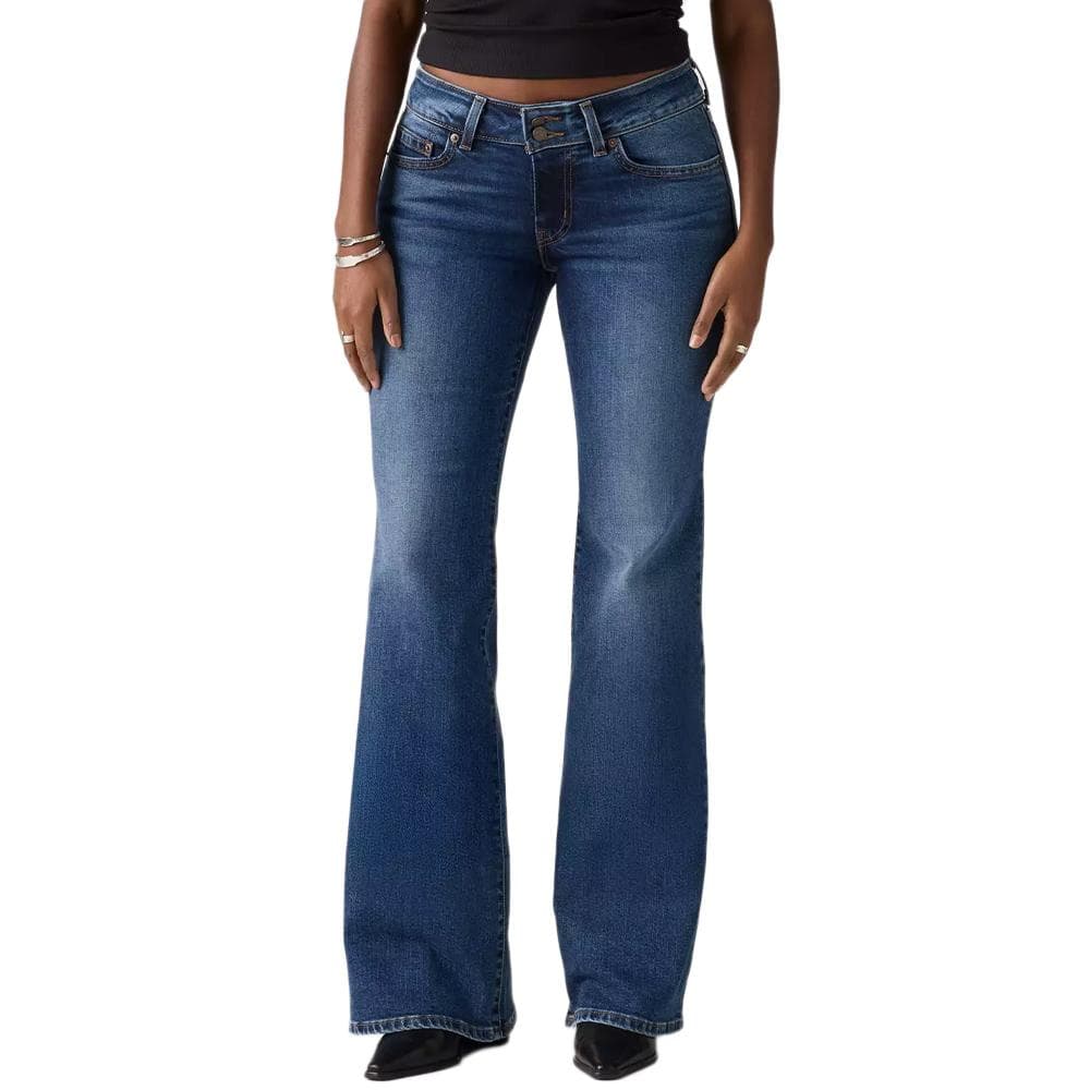 Jean Flare Bleu Foncé Femme Levi's Superlow 1