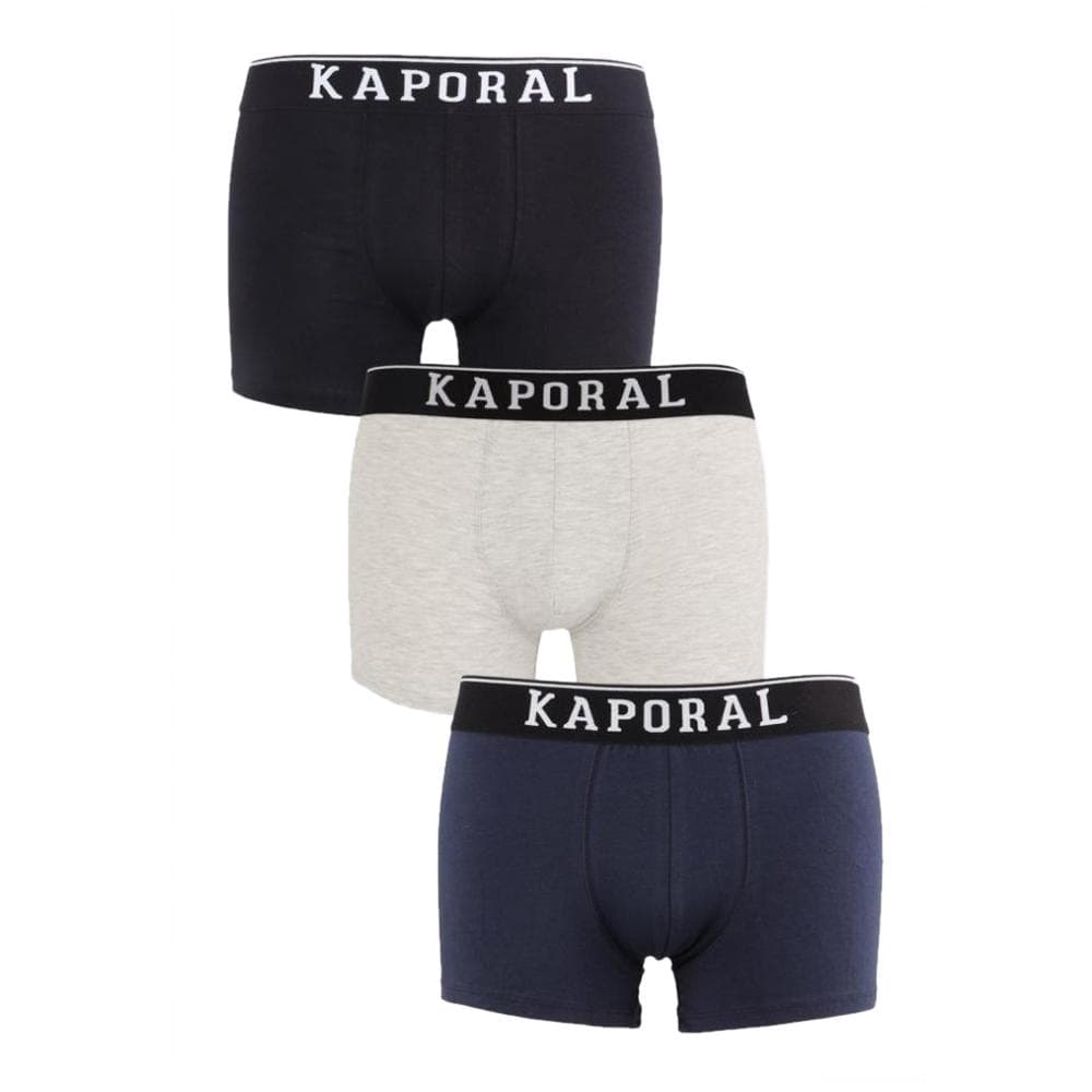 Lot x3 Boxers Noir/Gris homme Kaporal QUADMHS 1