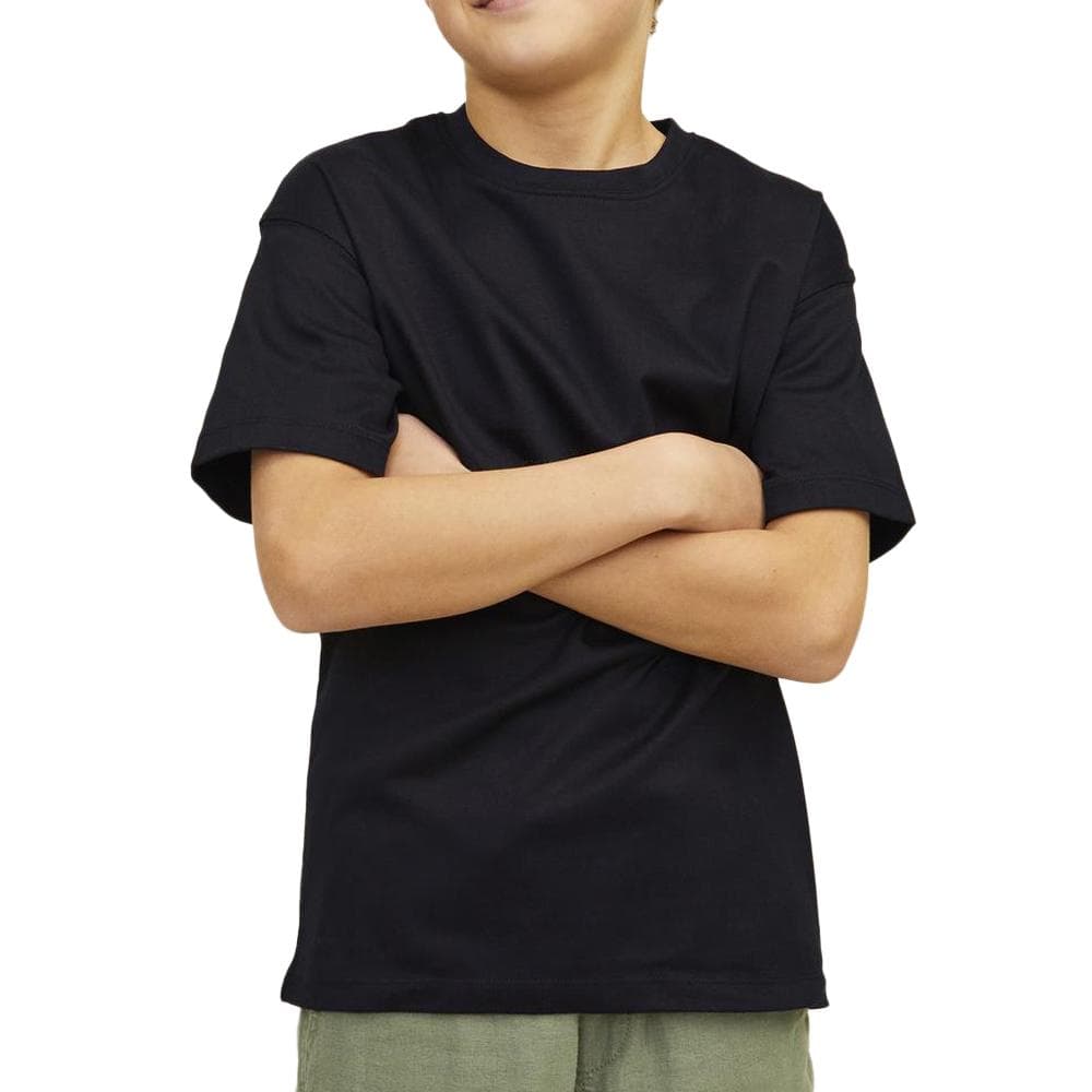 T-shirt Noir Garçon Jack & Jones Eurban 1
