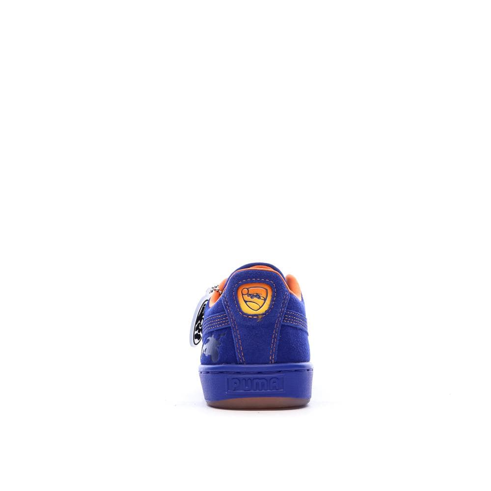 Baskets Bleues/Oranges Garçon Puma Suede Rocket League Jr 3