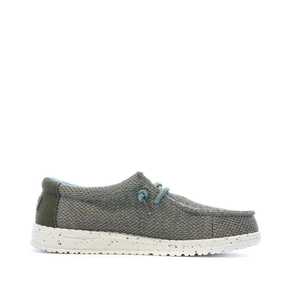 Chaussures Grise/Bleu Garçon Hey Dude Wally Youth 2