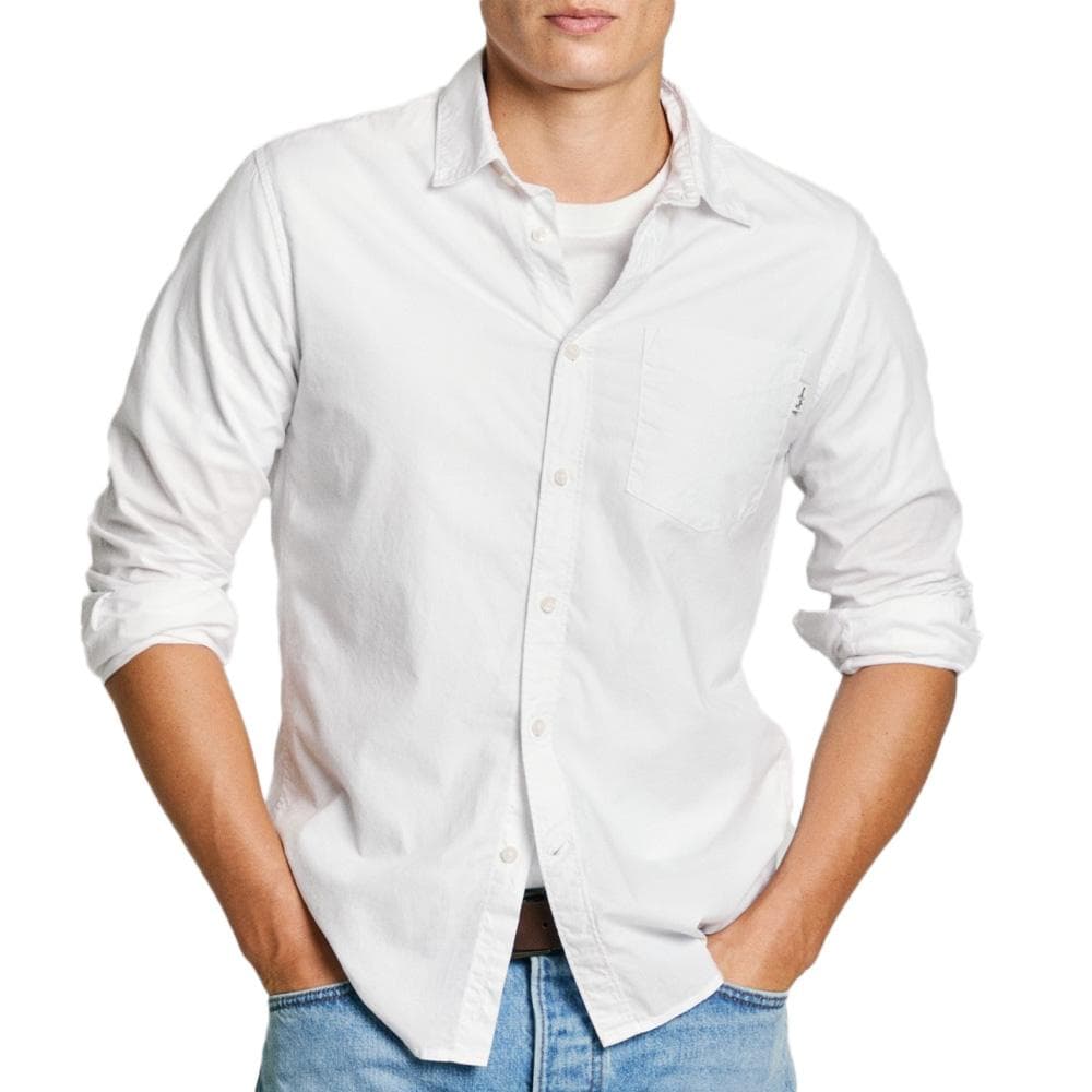 Chemises Blanche Homme Pepe jeans Arnold 1