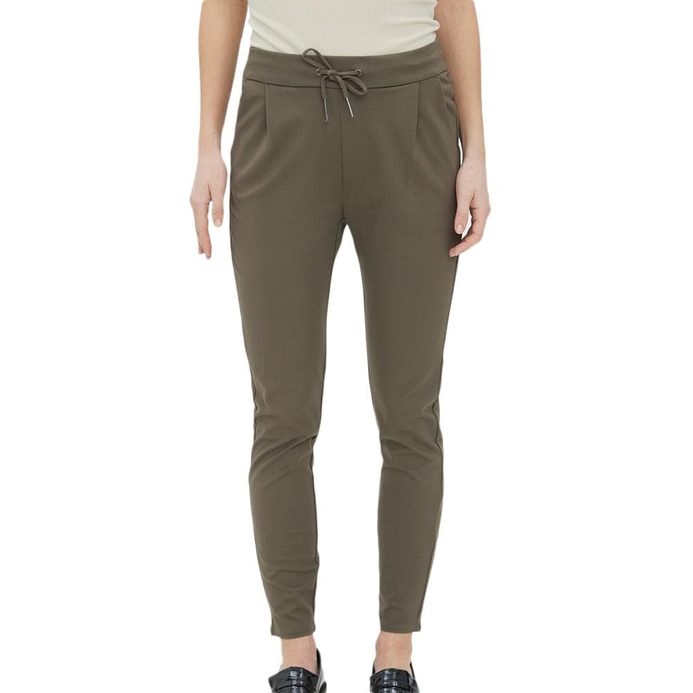 Pantalon Kaki Marron Femme Meva 1