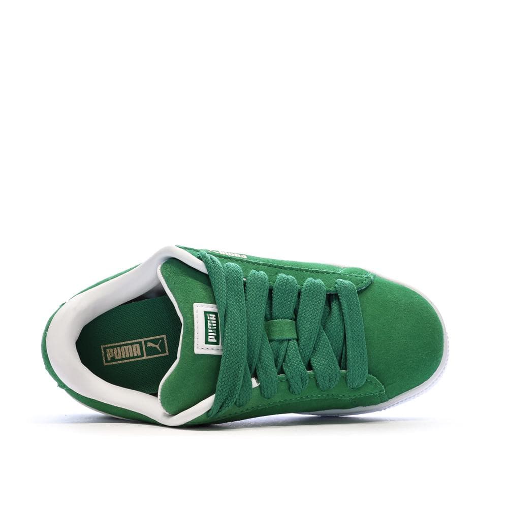 Baskets Vertes Garçon Puma Suede Xl 4