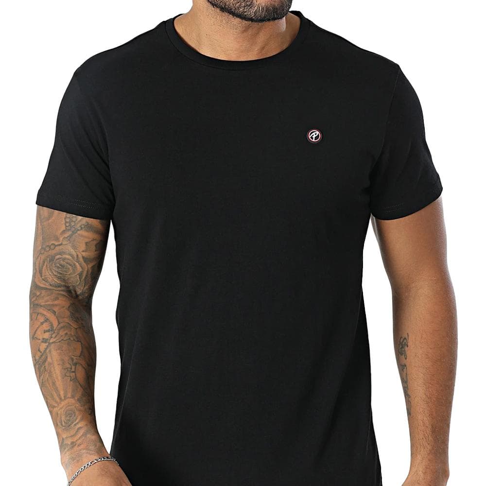 T-shirt Noir Homme Petrol Industries TSR002-9999 1