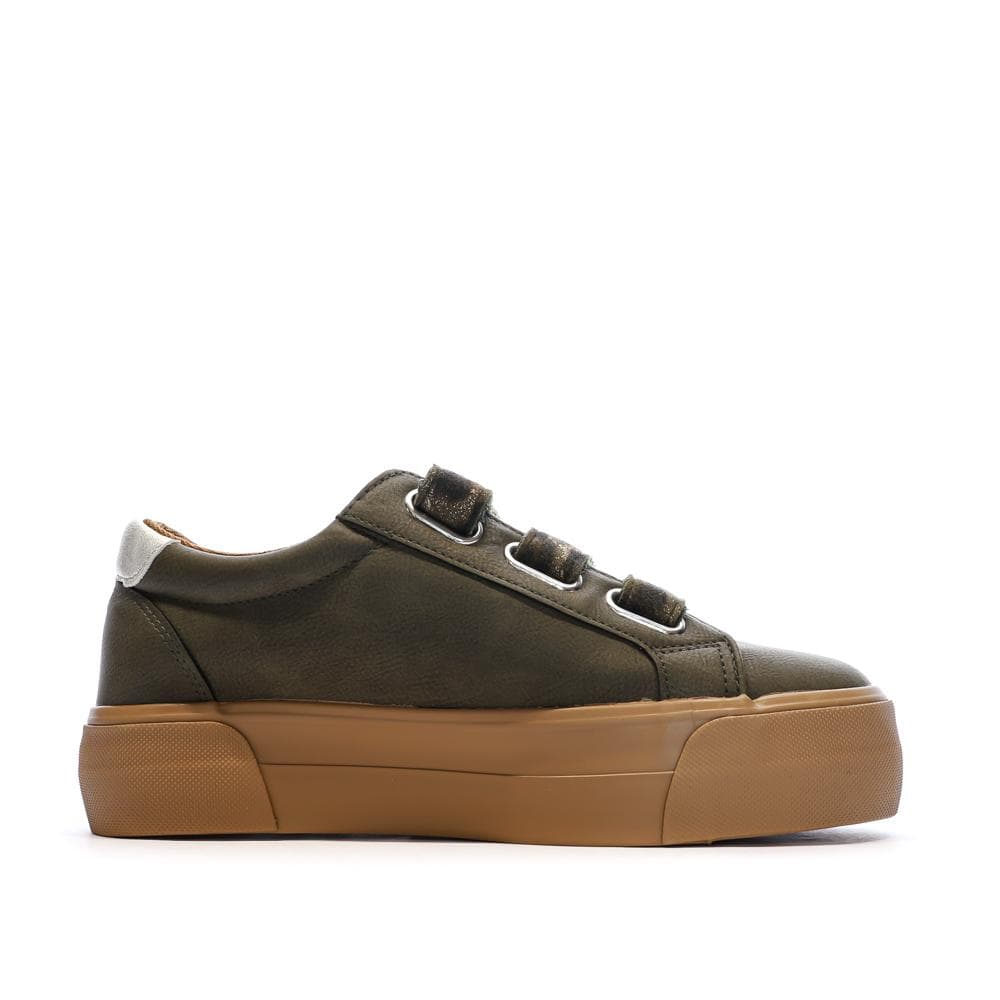 Baskets Kaki Plateforme Femme Kaporal Clovia 2