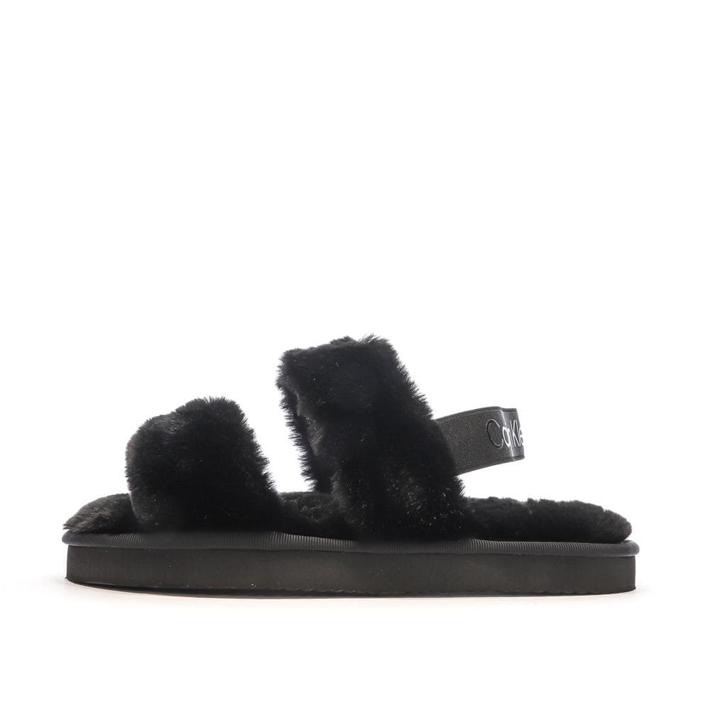 Claquettes Noires Femme Calvin Klein Jeans Home 1