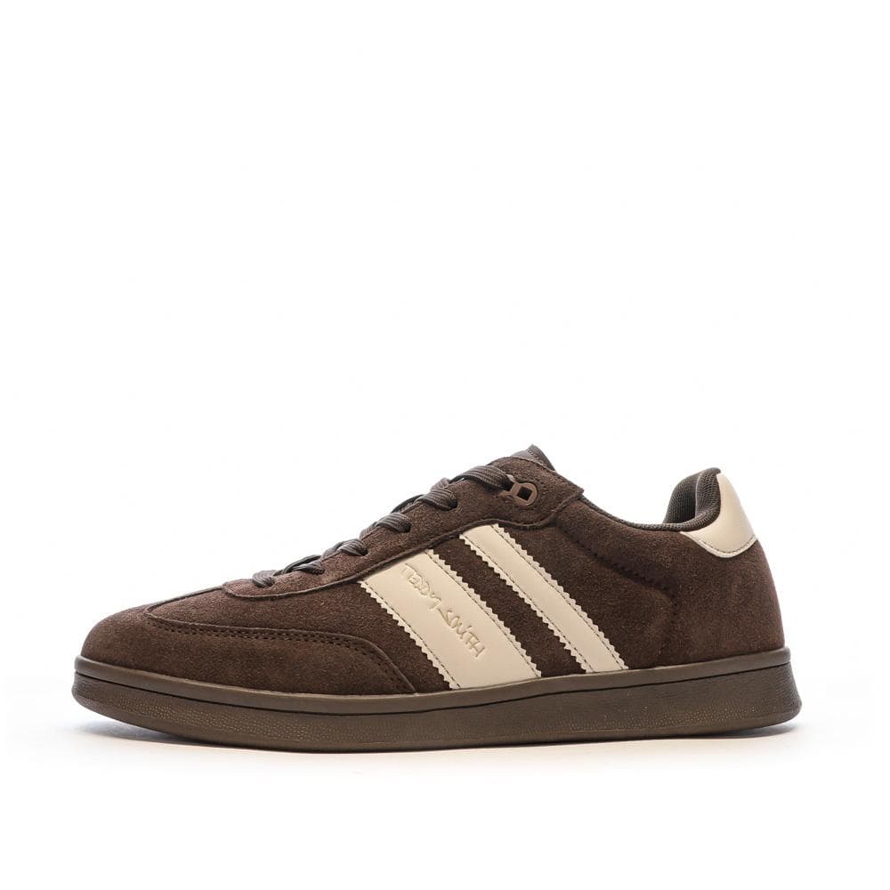 Baskets Marron Homme Teddy Smith White Suede 1