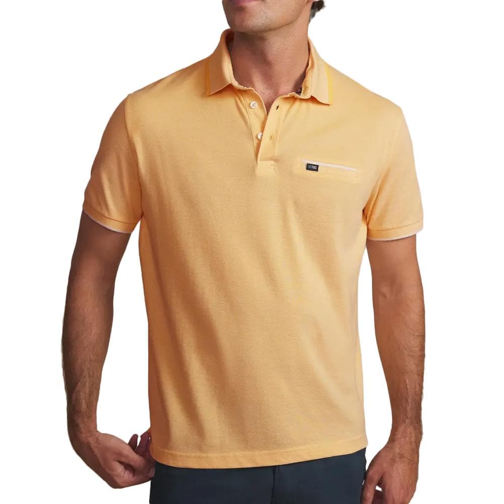 Polo Jaune Homme TBS CARLOPOL 1