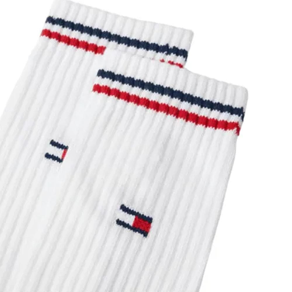 x2 Paires de Chaussettes Blanches Homme Tommy Hilfiger Iconic 2