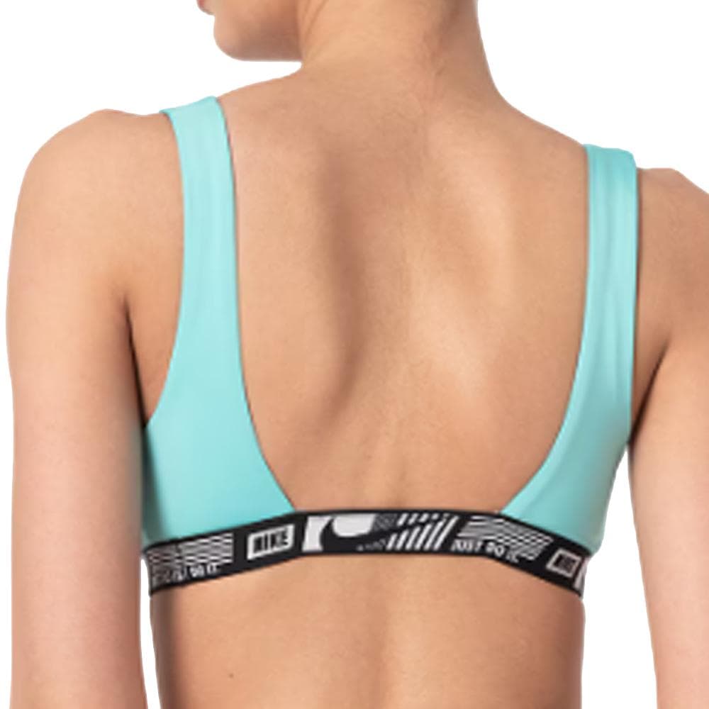 Haut de maillot de bain Vert Femme Nike Banded Bottom 2