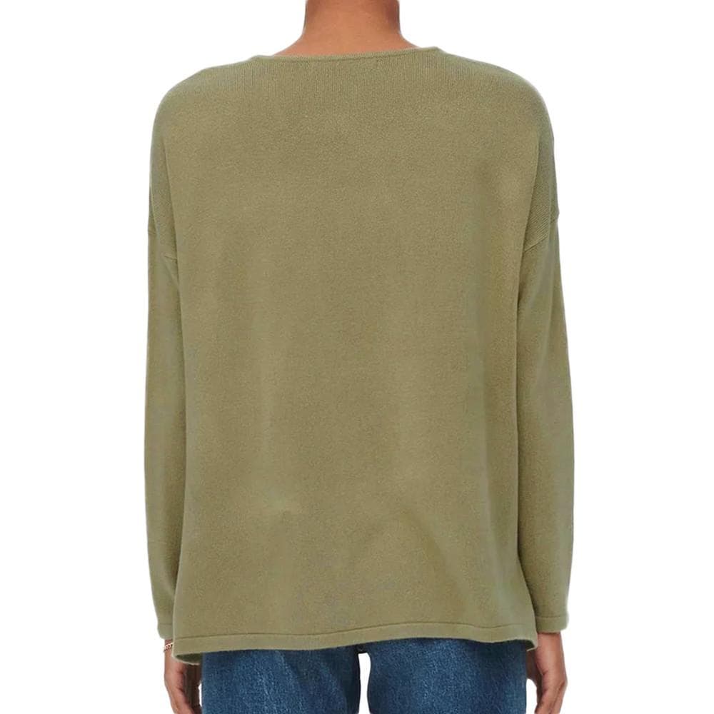 Pull en Maille Kaki Femme Only Lamalia 2