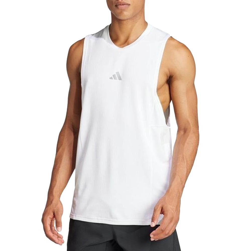 Débardeur Blanc Homme Adidas IS3709 1