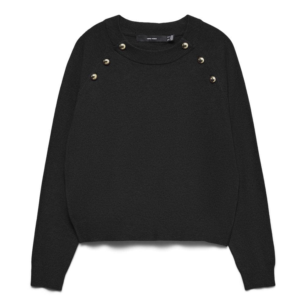 Pull Noir Femme Vero Moda Happy 1