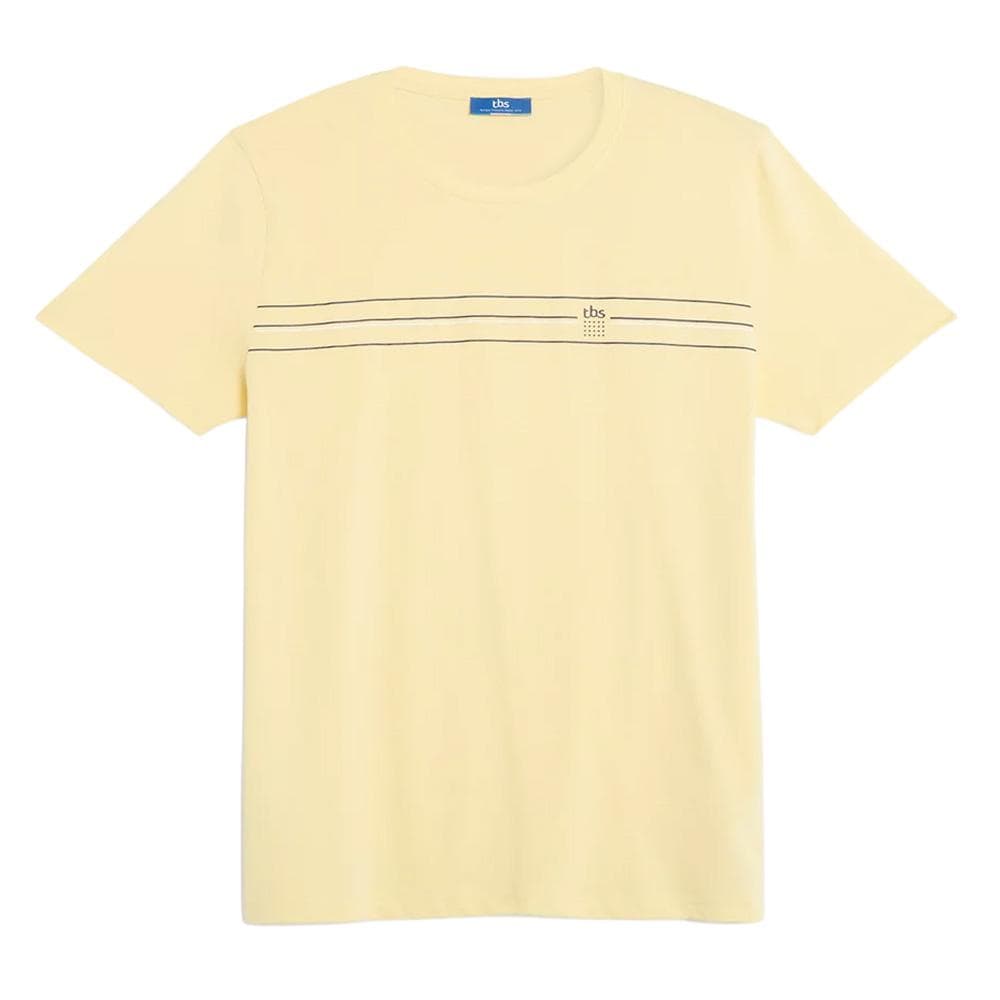 T-shirt Jaune Homme TBS LEROYTEE 1