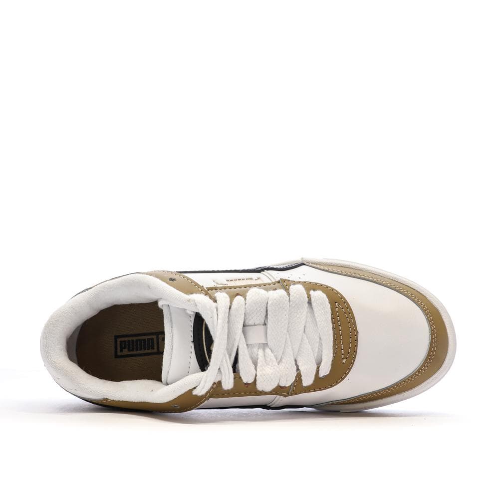 Baskets Blanches/Marron Garçon Puma Muted 4