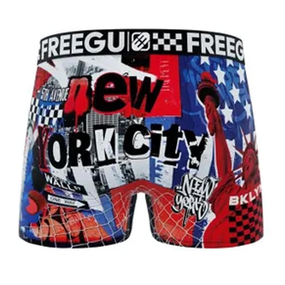 Boxer Bleu/Rouge/Blanc Garçon Freegun NYC 2