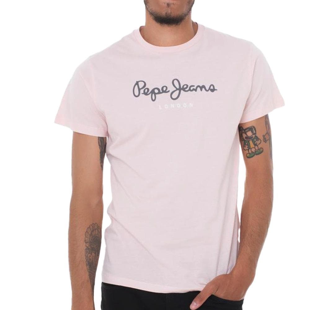 T-shirt Rose Homme Pepe jeans 508208 1
