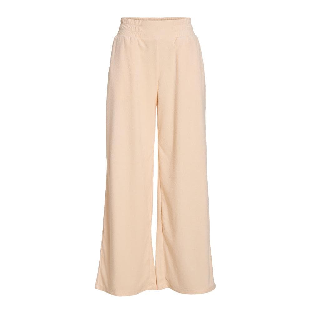 Pantalons fluide Éponge Beige Femme Vila Frotte 1