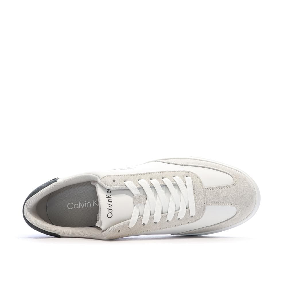 Baskets Blanches/Beiges Homme Calvin Klein Jeans Low Prof 4